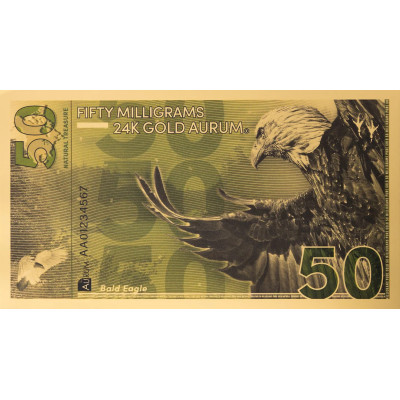 Bald Eagle Aurum - 24k Gold Bill (50 мг)