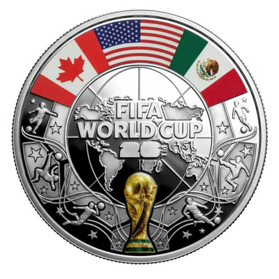 FIFA Soccer WC 2026 - 20g - Серебряная коллекционная монета