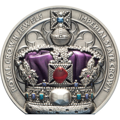 Imperial State Crown (2026) — 2 унции — серебряная...